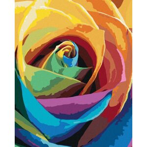 Diamondi – DÚHOVÁ RUŽA, 40 × 50 cm, napnuté plátno na rám Diamondi – DÚHOVÁ RUŽA, 40 × 50 cm, napnuté plátno na rám