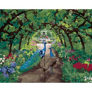 Diamondi – ZAMILOVANÉ PÁVY, 40 × 50 cm, napnuté plátno na rám Diamondi – ZAMILOVANÉ PÁVY, 40 × 50 cm, napnuté plátno na rám