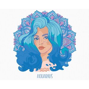 Diamondi – ŽENA VODNÁR, 40 × 50 cm, bez rámu a bez napnutia plátna Diamondi – ŽENA VODNÁR, 40 × 50 cm, bez rámu a bez napnutia plátna