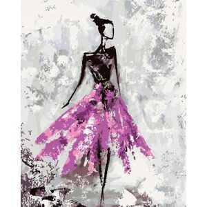 zuty Abstraktná mladá baletka, 80 × 100 cm, bez rámu a bez vypnutia plátna zuty Abstraktná mladá baletka, 80 × 100 cm, bez rámu a bez vypnutia plátna