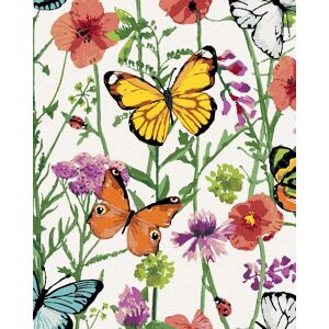 zuty Lienky a motýliky, 80 × 100 cm, vypnuté plátno na rám zuty Lienky a motýliky, 80 × 100 cm, vypnuté plátno na rám