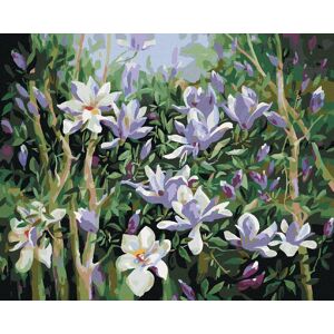 zuty Jarná magnólia, 40 × 50 cm, bez rámu a bez napnutia plátna zuty Jarná magnólia, 40 × 50 cm, bez rámu a bez napnutia plátna