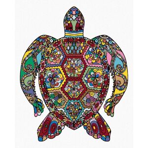 zuty Kvetinová korytnačka, 80 × 100 cm, bez rámu a bez napnutia plátna zuty Kvetinová korytnačka, 80 × 100 cm, bez rámu a bez napnutia plátna
