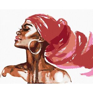 zuty Nádherná africká žena, 40×50 cm, vypnuté plátno na rám zuty Nádherná africká žena, 40×50 cm, vypnuté plátno na rám