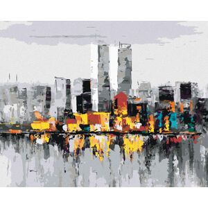 zuty Mesto New York, 40 × 50 cm, bez rámu a bez napnutého plátna zuty Mesto New York, 40 × 50 cm, bez rámu a bez napnutého plátna