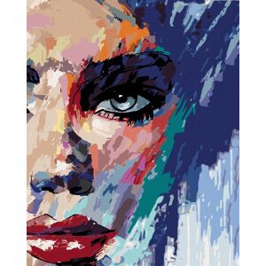 zuty Očarujúca žena, 40×50 cm, vypnuté plátno na rám zuty Očarujúca žena, 40×50 cm, vypnuté plátno na rám