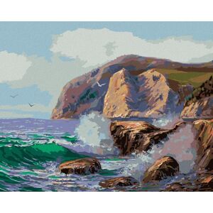 zuty Ranný príliv vĺn, 80 × 100 cm, plátno napnuté na rám zuty Ranný príliv vĺn, 80 × 100 cm, plátno napnuté na rám