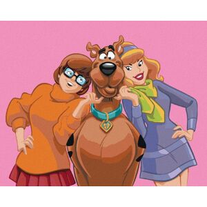 zuty Scooby, Velma a Daphne (Scooby Doo), 40×50 cm, bez rámu a bez vypnutia plátna zuty Scooby, Velma a Daphne (Scooby Doo), 40×50 cm, bez rámu a bez vypnutia plátna