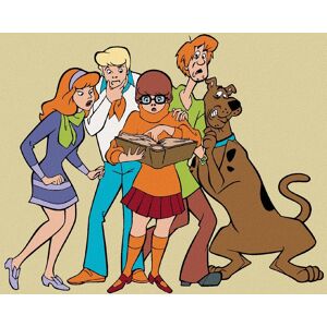 zuty Shaggy, Scooby, Daphne, Velma a Fred (Scooby Doo), 40×50 cm, bez rámu a bez vypnutia plátna zuty Shaggy, Scooby, Daphne, Velma a Fred (Scooby Doo), 40×50 cm, bez rámu a bez vypnutia plátna