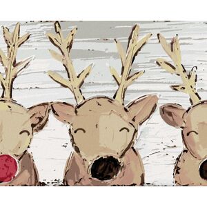zuty Sob Rudolf a priatelia (Haley Bush), 40 × 50 cm, plátno napnuté na rám zuty Sob Rudolf a priatelia (Haley Bush), 40 × 50 cm, plátno napnuté na rám