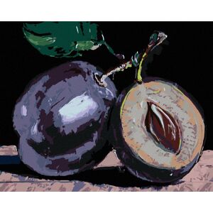 zuty Slivky, 40 × 50 cm, bez rámu a bez napnutia plátna zuty Slivky, 40 × 50 cm, bez rámu a bez napnutia plátna