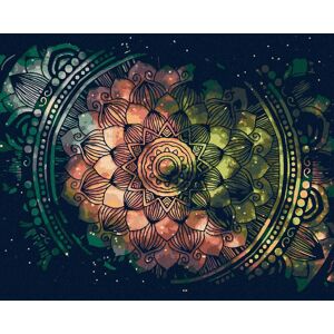 zuty Vesmírna mandala, 40×50 cm, bez rámu a bez vypnutia plátna zuty Vesmírna mandala, 40×50 cm, bez rámu a bez vypnutia plátna