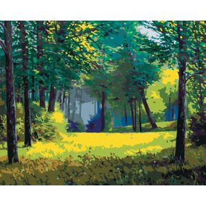 zuty Vzdušný les, 80 × 100 cm, plátno napnuté na rám zuty Vzdušný les, 80 × 100 cm, plátno napnuté na rám