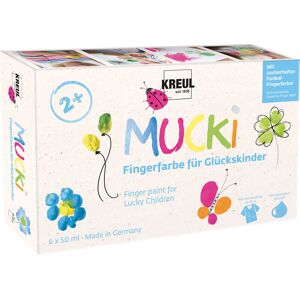 KREUL MUCKI FORTUNE, 6 farieb, 6× 50 ml KREUL MUCKI FORTUNE, 6 farieb, 6× 50 ml