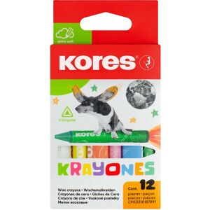 KORES KRAYONES trojhranné 12 farieb KORES KRAYONES trojhranné 12 farieb