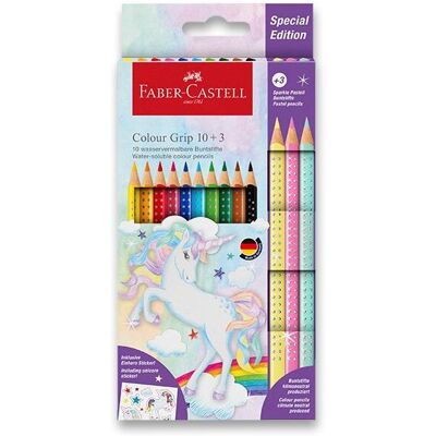 FABER-CASTELL Grip Unicorn, 10 + 3 farby FABER-CASTELL Grip Unicorn, 10 + 3 farby
