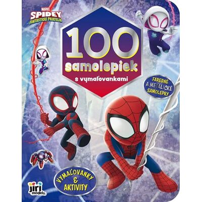 JIRI MODELS 100 samolepiek s maľovankami Spidey JIRI MODELS 100 samolepiek s maľovankami Spidey