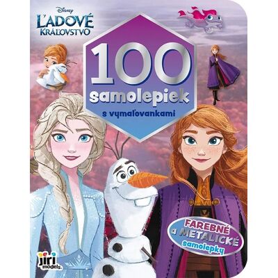 JIRI MODELS 100 samolepiek s omaľovánkami Ľadové kráľovstvo JIRI MODELS 100 samolepiek s omaľovánkami Ľadové kráľovstvo