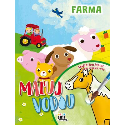 JIRI MODELS Maľuj vodou A4 Farma JIRI MODELS Maľuj vodou A4 Farma