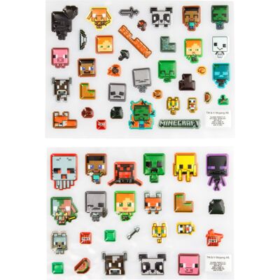 PALADONE Minecraft – Puffy Gadget – nálepky PALADONE Minecraft – Puffy Gadget – nálepky