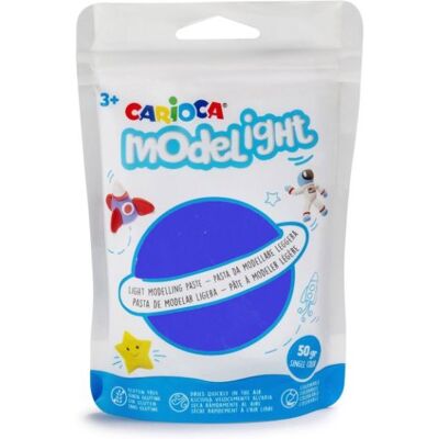 Carioca Modelovací hmota Modelight 50 g, modrá Carioca Modelovací hmota Modelight 50 g, modrá