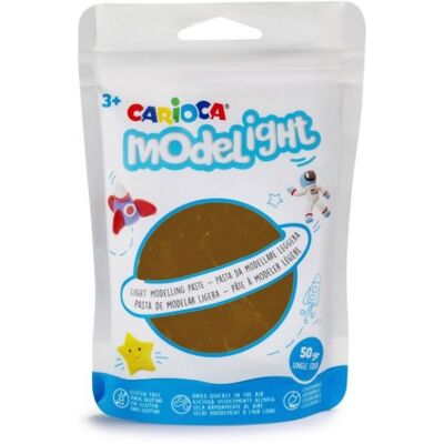 Carioca Modelovací hmota Modelight 50 g, hnědá Carioca Modelovací hmota Modelight 50 g, hnědá
