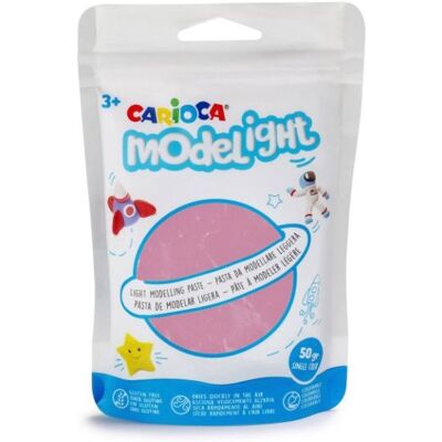 Carioca Modelovací hmota Modelight 50 g, růžová Carioca Modelovací hmota Modelight 50 g, růžová