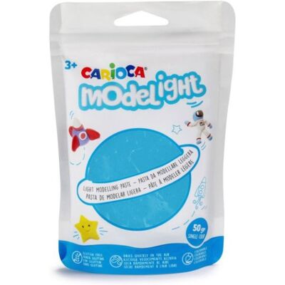 Carioca Modelovací hmota Modelight 50 g, světle modrá Carioca Modelovací hmota Modelight 50 g, světle modrá