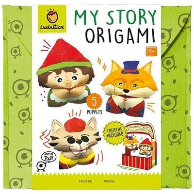 Ludattica Môj príbeh Origami – Pinocchio + kartónové divadlo Ludattica Môj príbeh Origami – Pinocchio + kartónové divadlo