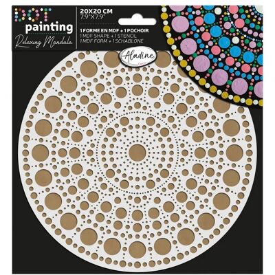 Aladine Súprava na bodkovanie 20 cm Mandala 1 Aladine Súprava na bodkovanie 20 cm Mandala 1