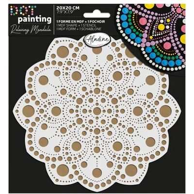 Aladine Sada na bodkovanie 20 cm Mandala 2 Aladine Sada na bodkovanie 20 cm Mandala 2