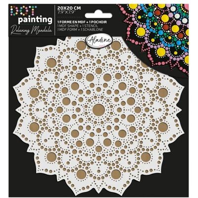 Aladine Súprava na bodkovanie 20 cm Mandala 3 Aladine Súprava na bodkovanie 20 cm Mandala 3