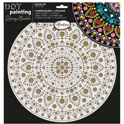 Aladine Súprava na bodkovanie 30 cm Mandala 3 Aladine Súprava na bodkovanie 30 cm Mandala 3