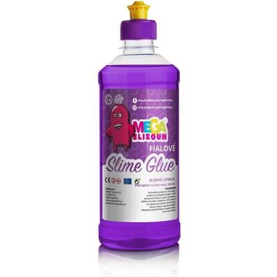 MEGABUBLIN Megaslizúň – PVA slizové lepidlo fialové 500 ml MEGABUBLIN Megaslizúň – PVA slizové lepidlo fialové 500 ml