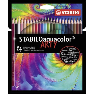 STABILOaquacolor 24 ks kartónové puzdro „ARTY“ STABILOaquacolor 24 ks kartónové puzdro „ARTY“