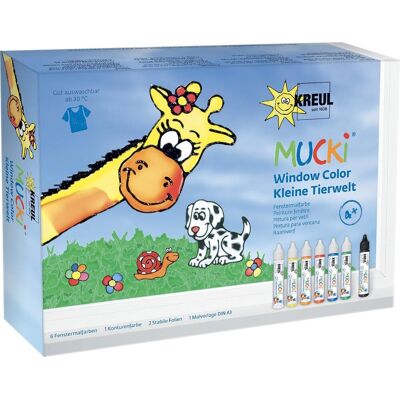 KreulL „Mucki window color" Svet zvieratiek Súprava farieb na sklo, 29 ml KreulL „Mucki window color" Svet zvieratiek Súprava farieb na sklo, 29 ml