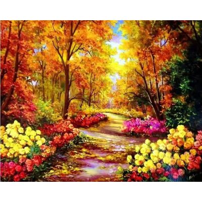 Norimpex Farby jesennej záhrady 40 × 30 cm Norimpex Farby jesennej záhrady 40 × 30 cm
