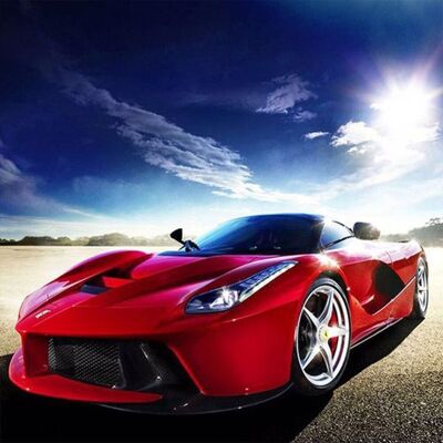 Norimpex Červené Ferrari 30 × 40 cm Norimpex Červené Ferrari 30 × 40 cm