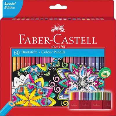 Farby Faber-Castell, 60 farieb Farby Faber-Castell, 60 farieb
