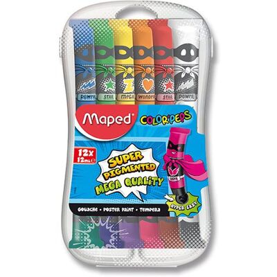 MAPED Color'Peps 12 ml × 12 farieb MAPED Color'Peps 12 ml × 12 farieb