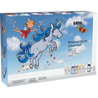 Kreul Farby na sklo Window Color Glitter Fantasy Kreul Farby na sklo Window Color Glitter Fantasy