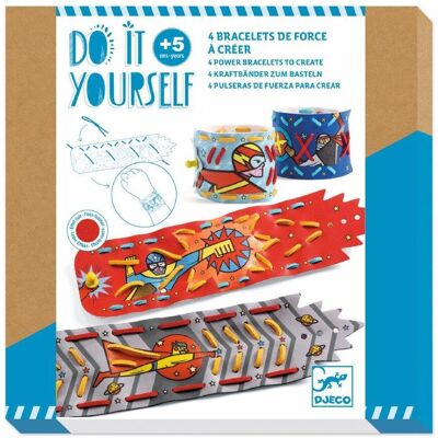 DJECO DIY Náramky superhrdinov k dotvoreniu DJECO DIY Náramky superhrdinov k dotvoreniu