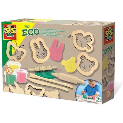 SES ECO plastelína s dreveným príslušenstvom SES ECO plastelína s dreveným príslušenstvom