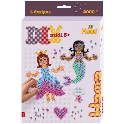 Hama Darčekový box Princezná a morská víla midi Hama Darčekový box Princezná a morská víla midi