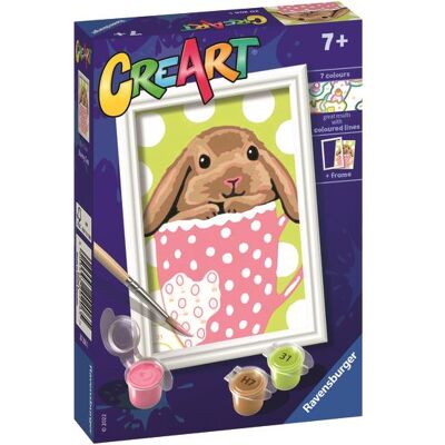 Ravensburger 202065 CreArt Roztomilý králik v hrnčeku Ravensburger 202065 CreArt Roztomilý králik v hrnčeku