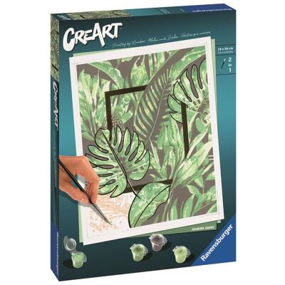 Ravensburger 202720 CreArt Buď šťastný: Zelené listy Ravensburger 202720 CreArt Buď šťastný: Zelené listy