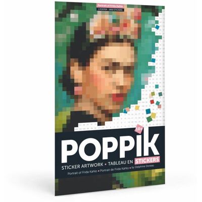 POPPIK Samolepkový plagát Frida Kahlo POPPIK Samolepkový plagát Frida Kahlo