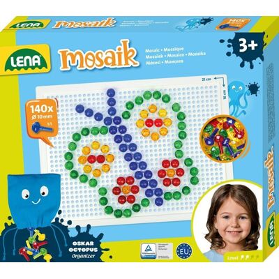 Lena Mozaika transparentná, 140 ks, 10 mm Lena Mozaika transparentná, 140 ks, 10 mm