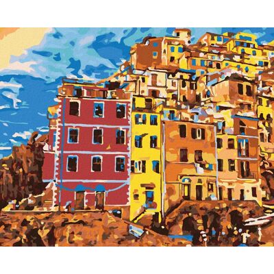 Zuty – Maľovanie Podľa Čísel – Letné Rezorty V Taliansku, 80 × 100 cm, Plátno + Rám Zuty – Maľovanie Podľa Čísel – Letné Rezorty V Taliansku, 80 × 100 cm, Plátno + Rám