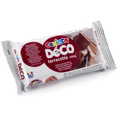 Carioca Déco terakota samotvrdnoucí modelovací hmota 500 g Carioca Déco terakota samotvrdnoucí modelovací hmota 500 g
